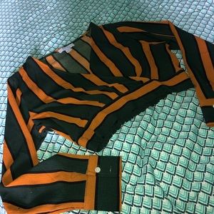 Fancy Long sleeve crop top